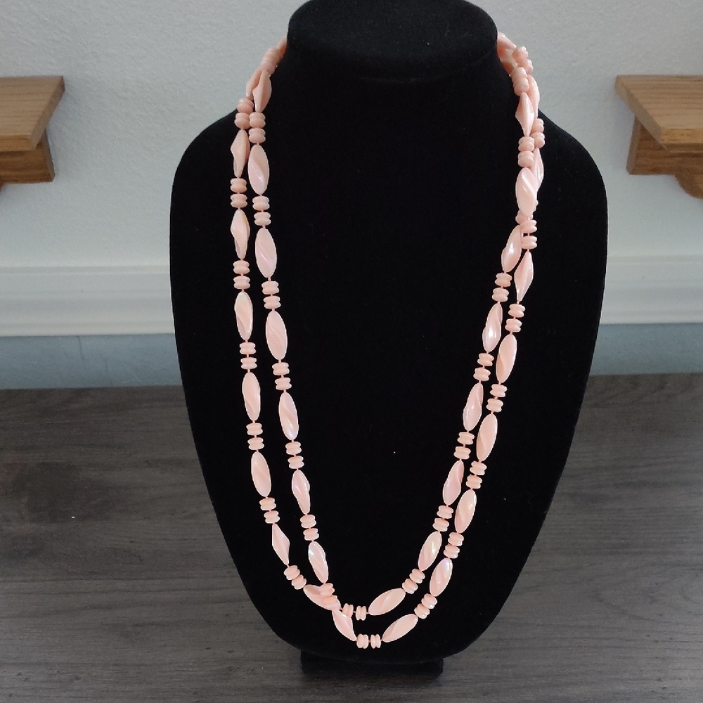 Pink Beaded Necklace